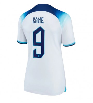 Anglia Harry Kane #9 Koszulka Podstawowych Kobiety MŚ 2022 Krótki Rękaw
